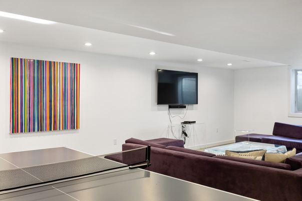 Interior, Living room, Recessed Lighting