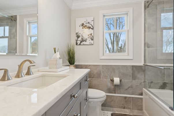 Bathroom, Glass Shower, Interior
