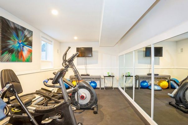 Fitness Equipment, Interior, Recessed Lighting