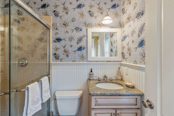 Bathroom, Glass Shower, Interior
