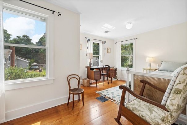 Bedroom, Home Office, Interior, Wood Texture Flooring