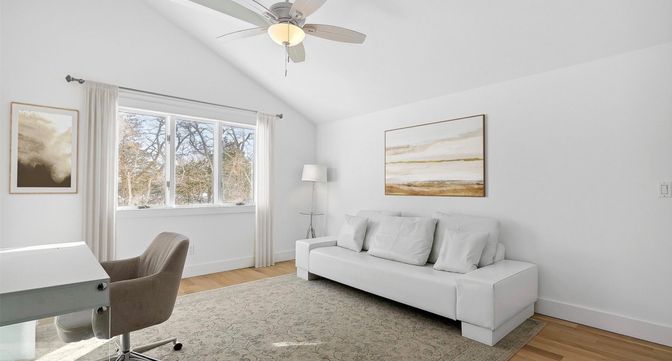 Home Office, Interior, Wood Texture Flooring