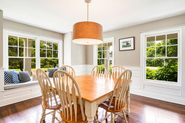 Dining room, Interior, Wood Texture Flooring