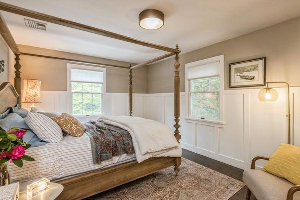 Bedroom, Interior, Wood Texture Flooring