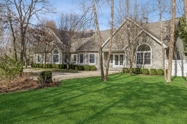 Backyard, Exterior, Facade, Brick Traditional