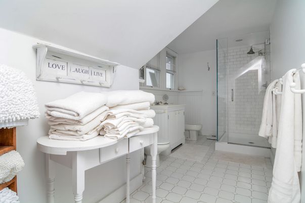 Bathroom, Glass Shower, Interior