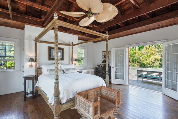Bedroom, Interior, Wooden Beams, Wooden Ceilings, Wood Texture Flooring