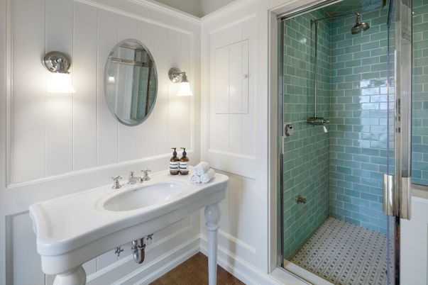 Bathroom, Glass Shower, Interior