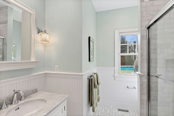 Bathroom, Glass Shower, Interior
