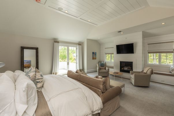 Bedroom, Fireplace, Interior, Recessed Lighting