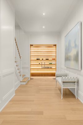 Interior, Recessed Lighting, Wood Texture Flooring