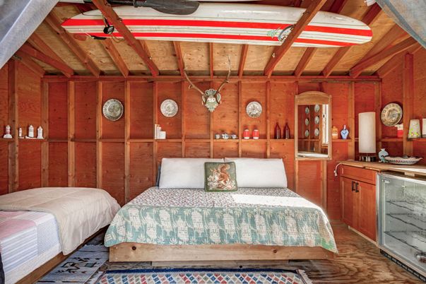 Bedroom, Interior, Wooden Beams, Wooden Ceilings, Wood Texture Flooring, Wooden Walls