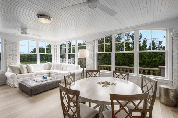 Dining room, Interior, Living room, Sun Room, Wood Texture Flooring