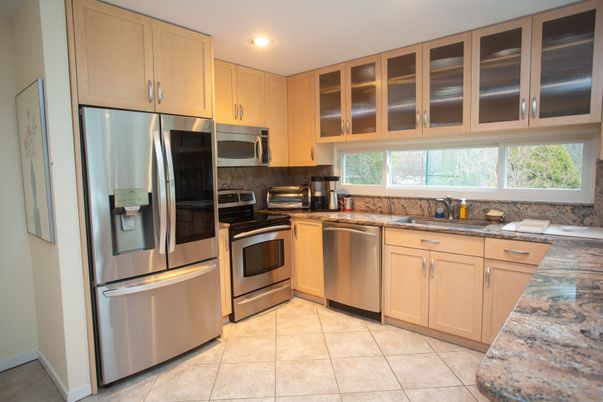 Interior, Kitchen, Recessed Lighting, Stainless Steel Appliances