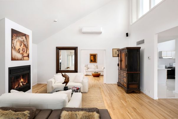 Fireplace, Interior, Living room, Wood Texture Flooring
