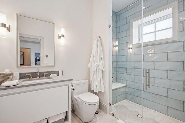 Bathroom, Glass Shower, Interior