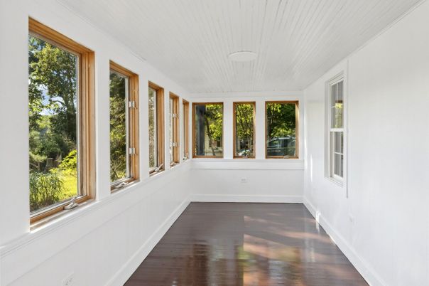 Empty room, Interior, Sun Room, Wood Texture Flooring