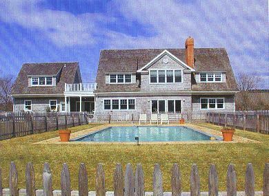 Backyard, Exterior, Facade, Pool, Cape Cod