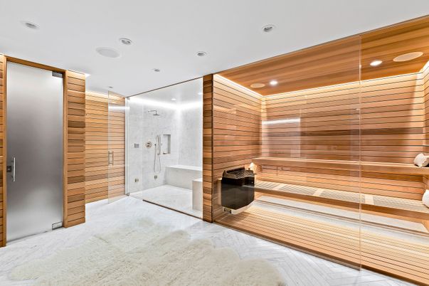 Interior, Recessed Lighting, Sauna Room