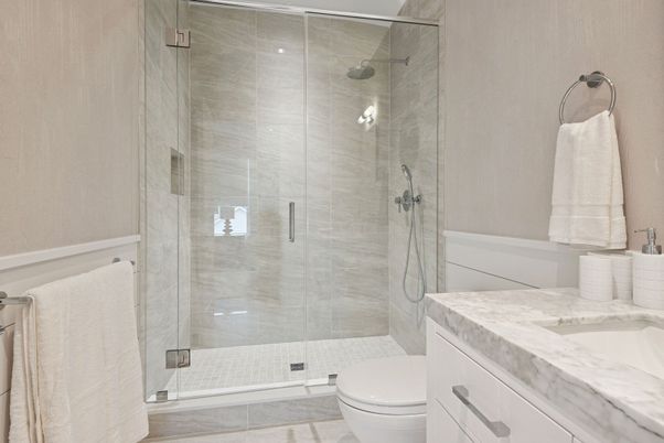 Bathroom, Glass Shower, Interior