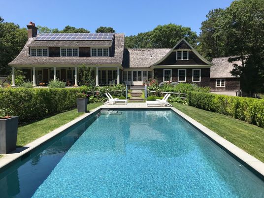 Exterior, Pool, Solar Panels