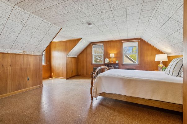 Bedroom, Interior, Wooden Walls
