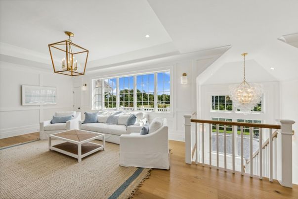 Chandelier, Interior, Living room, Pendant Lights, Recessed Lighting, Wood Texture Flooring
