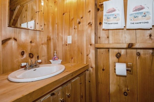 Bathroom, Interior, Wooden Walls