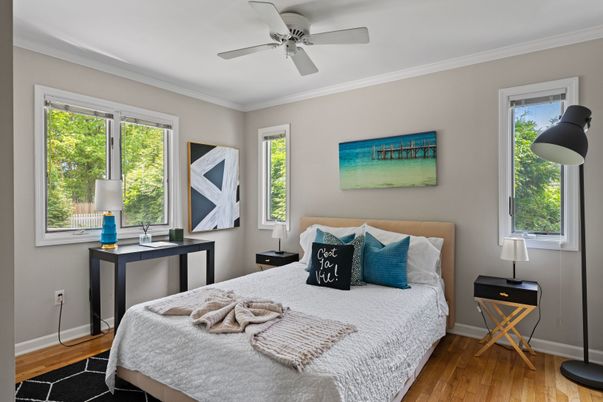 Bedroom, Interior, Wood Texture Flooring