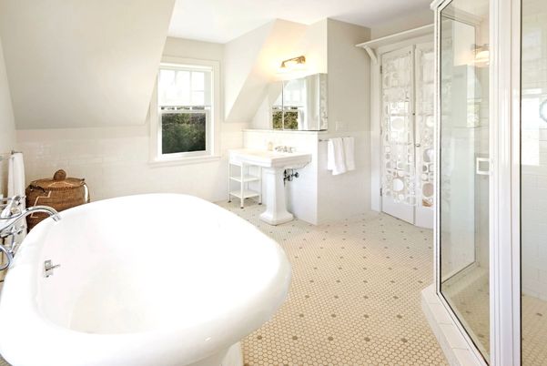 Bathroom, Free Standing Baths, Glass Shower, Interior