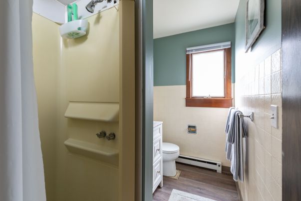 Bathroom, Interior, Wood Texture Flooring