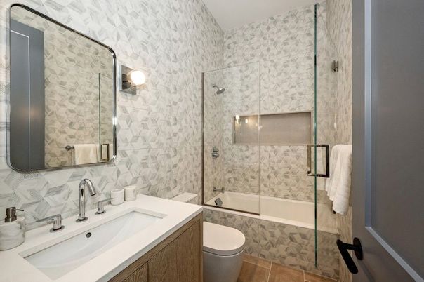 Bathroom, Glass Shower, Interior