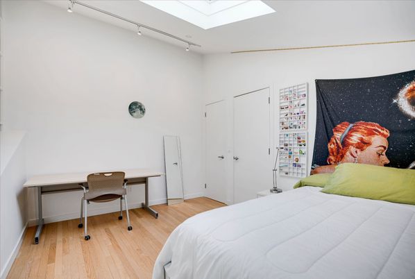 Bedroom, Home Office, Interior, Wood Texture Flooring