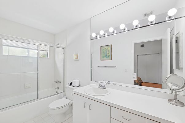 Bathroom, Dual Sink Vanities, Glass Shower, Interior
