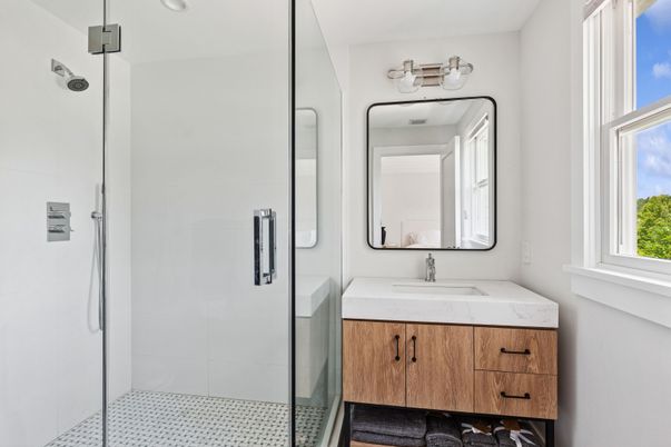 Bathroom, Glass Shower, Interior