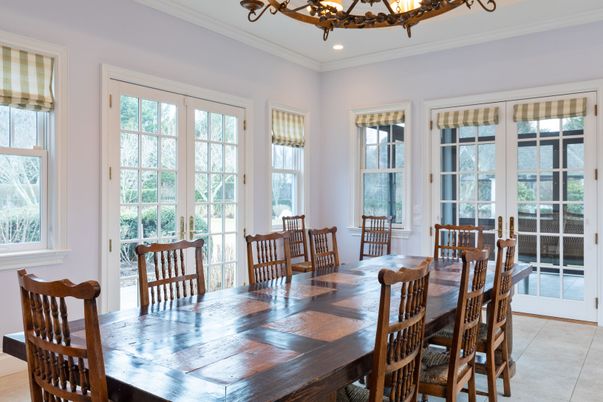 Chandelier, Dining room, Interior, Recessed Lighting