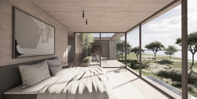 Bedroom, Interior, Sun Room