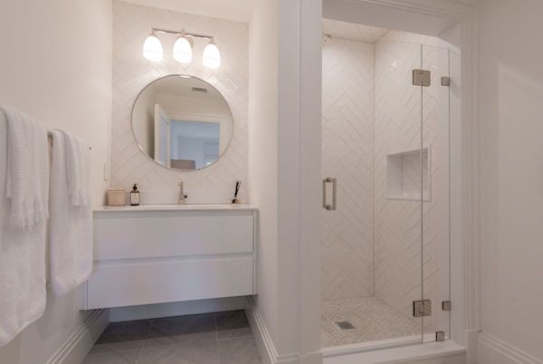 Bathroom, Glass Shower, Interior