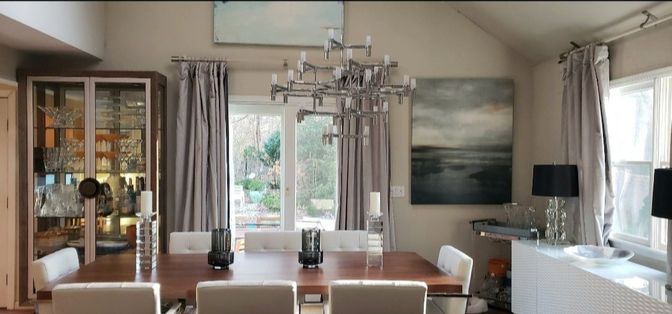 Chandelier, Dining room, Interior