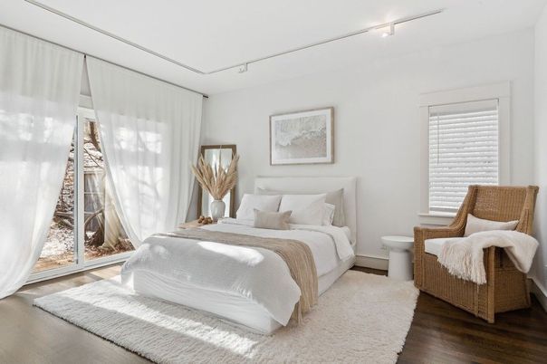 Bedroom, Interior, Wood Texture Flooring