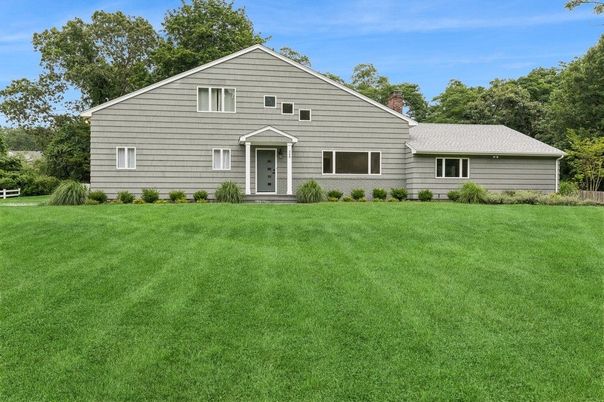 Backyard, Exterior, Facade, Brick Traditional