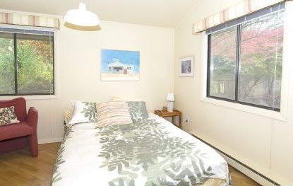 Bedroom, Interior, Pendant Lights, Wood Texture Flooring