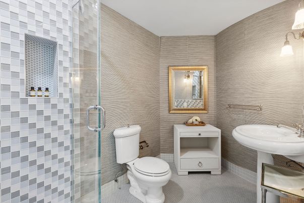 Bathroom, Glass Shower, Interior