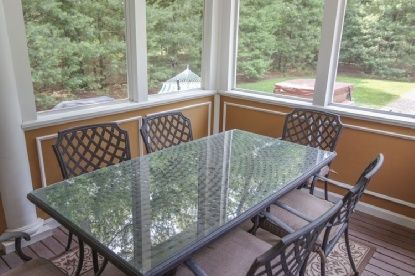 Dining room, Interior, Wood Texture Flooring
