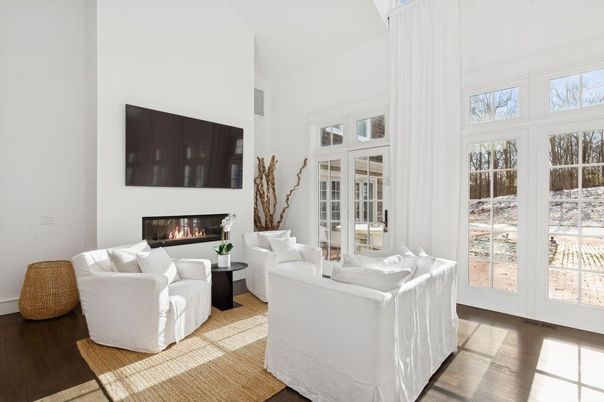 Fireplace, Interior, Living room, Wood Texture Flooring