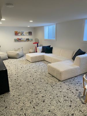 Interior, Living room, Recessed Lighting
