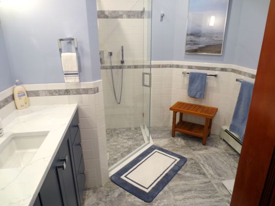 Bathroom, Glass Shower, Interior