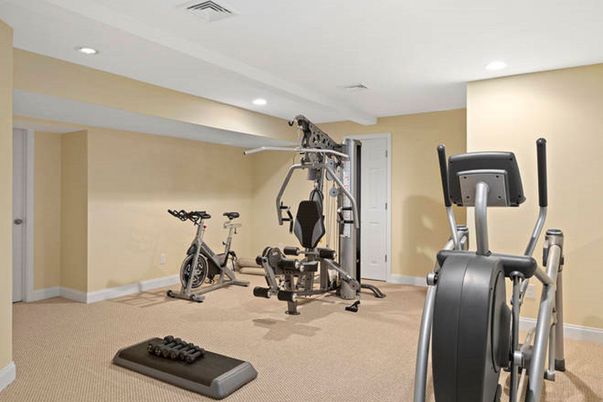 Fitness Equipment, Interior, Recessed Lighting