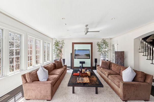 Interior, Living room, Recessed Lighting