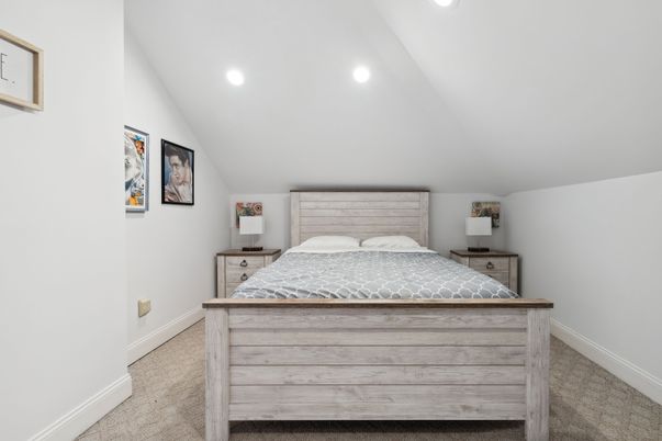 Bedroom, Interior, Recessed Lighting